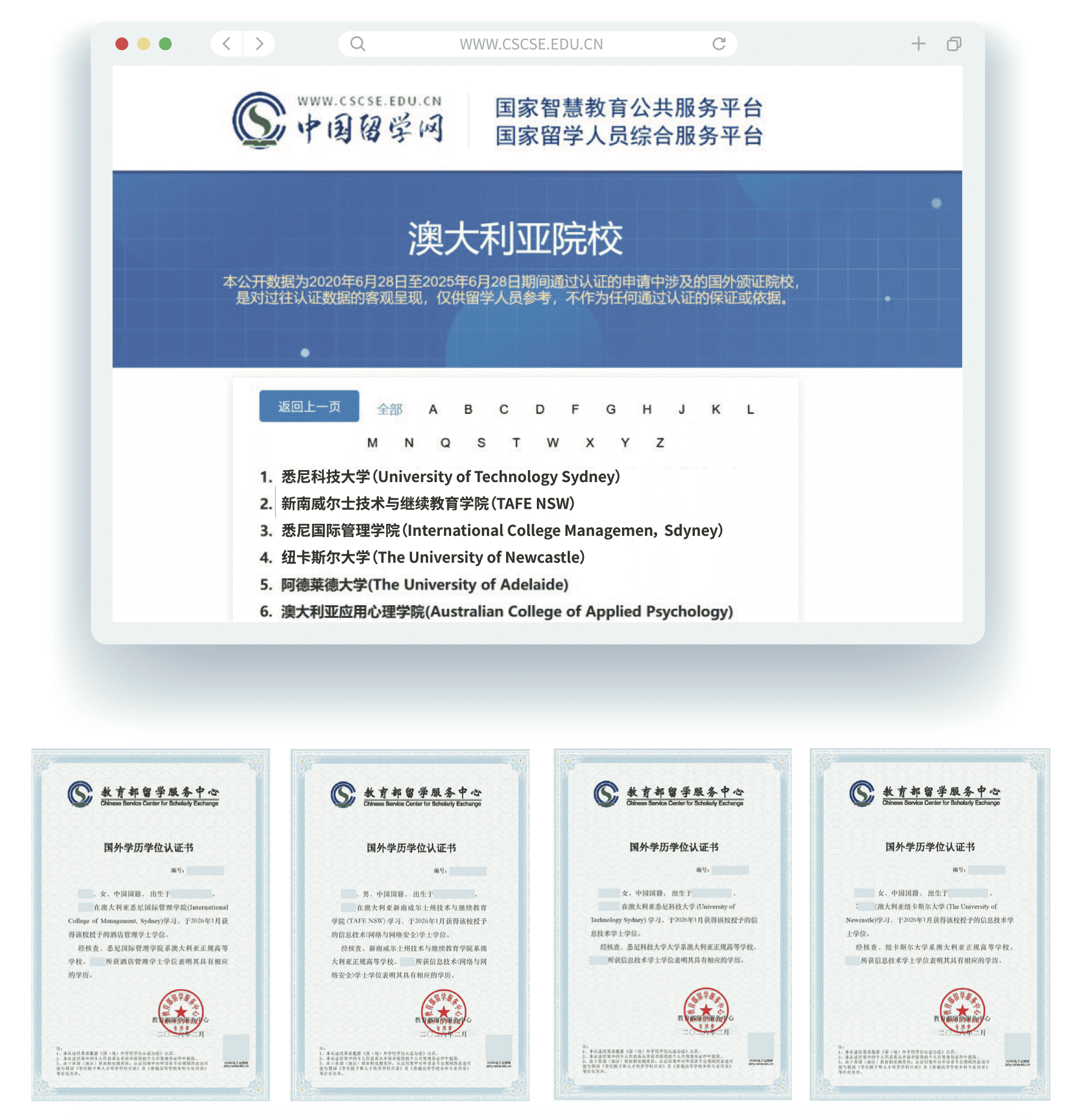 海外阶段学历认证